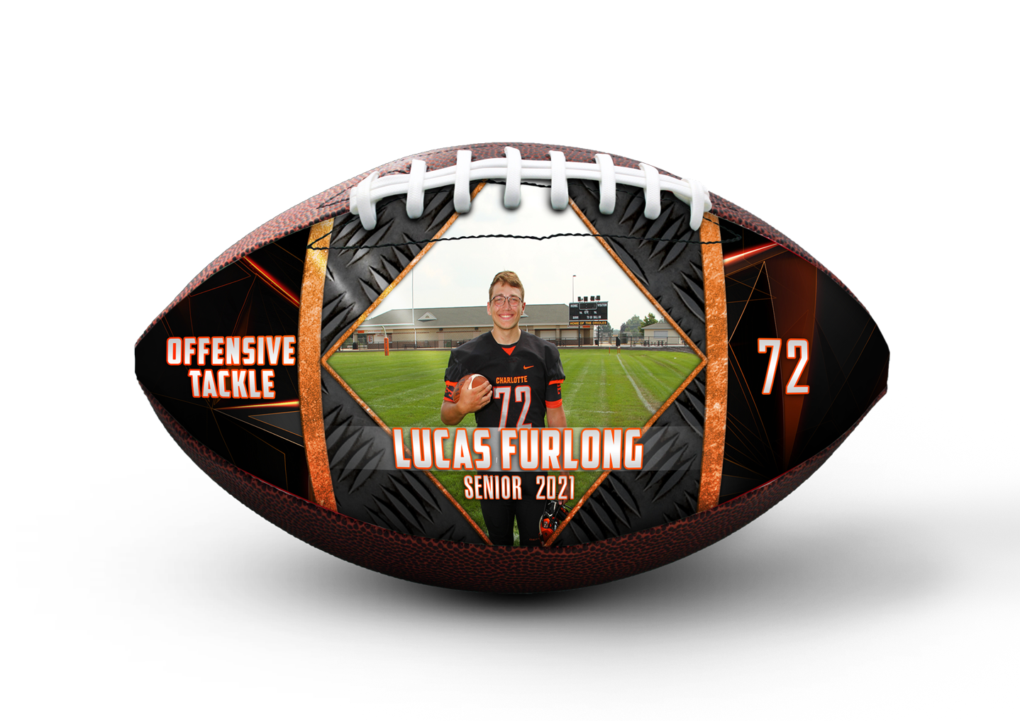 Personalized football gift for your player