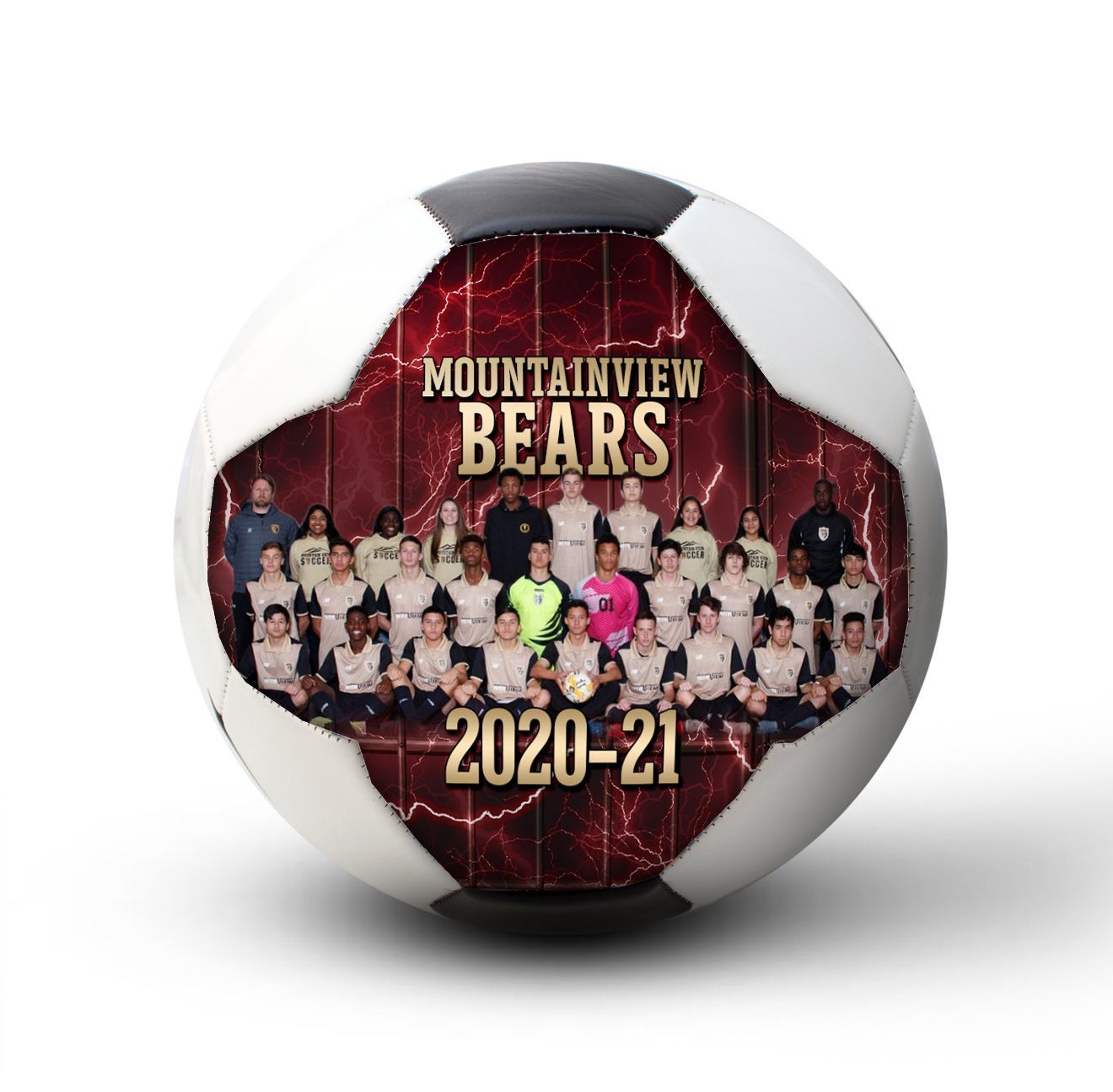Custom soccer ball Player's gift Custom designed soccer ball gift for your coach