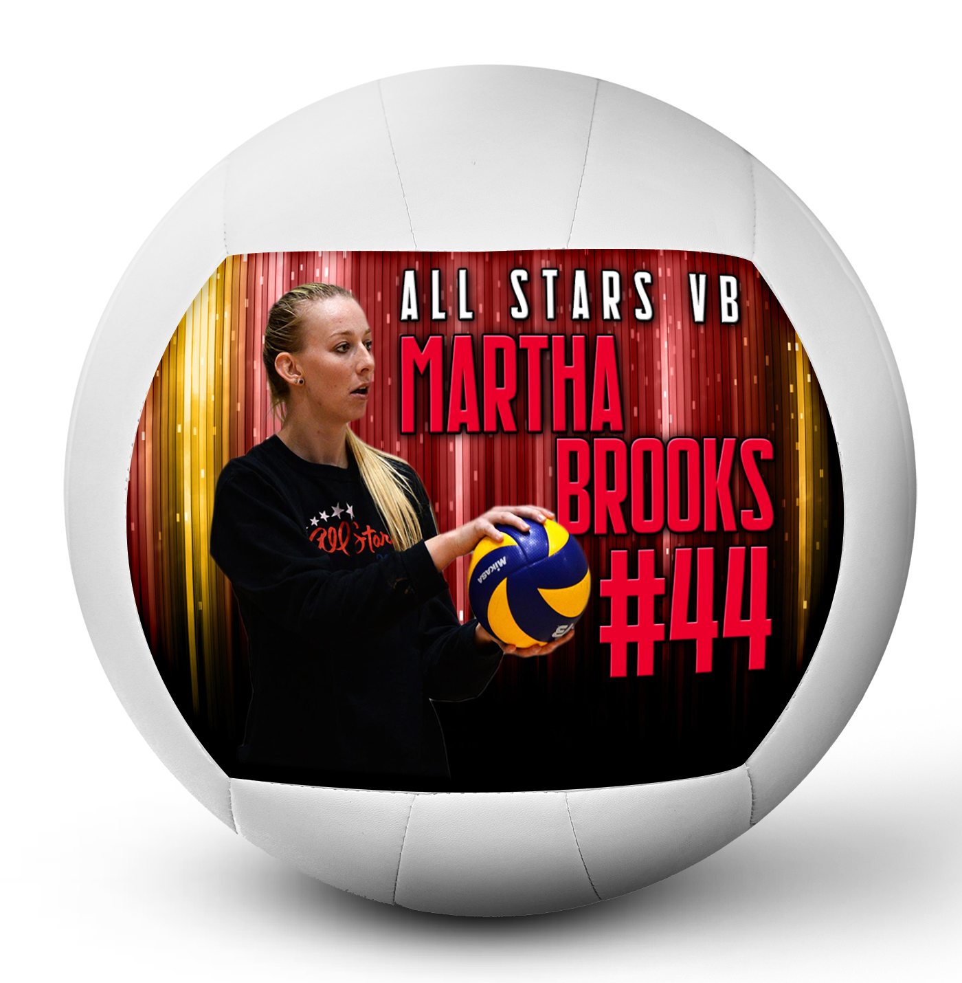 Custom volleyball Player's gift Custom designed volleyball gift for your coach